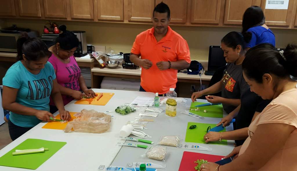 Students Preparing Food