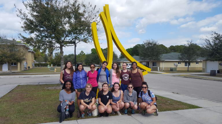 Students from George Washington University visit Immokalee